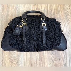 Creme Sherling Satchel – Missing Strap – EUC